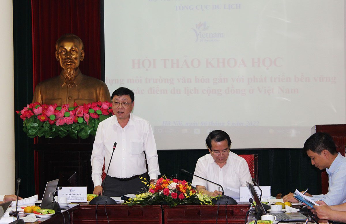 TCDL tổ chức hội thảo “Xây dựng môi trường văn hóa gắn với phát triển bền vững tại các điểm du lịch cộng đồng ở Việt Nam”